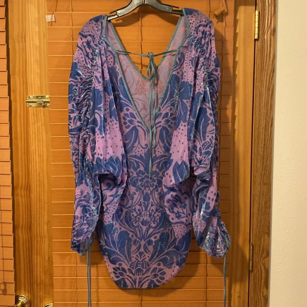 Free People Velvet Mini Dress - Picture 4 of 6